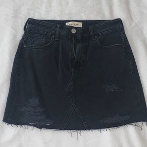 Pacsun Distressed Denim Skirt